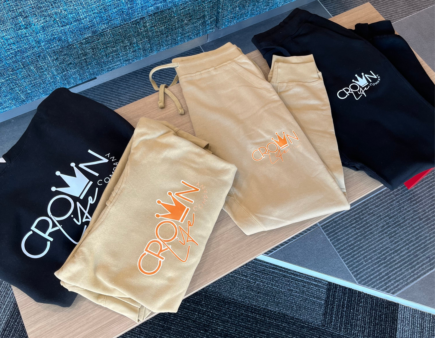 “Blessed” Classic Black Jogging Suit