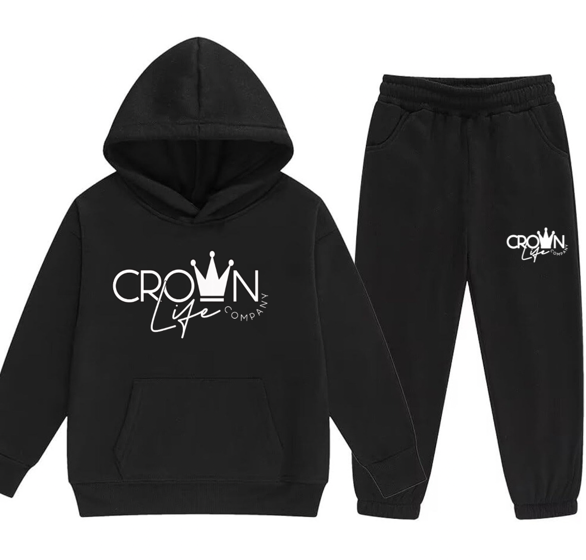 “Blessed” Classic Black Jogging Suit